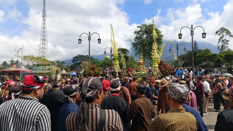 Dinpermades Temanggung Hadiri Nyadran Ageng Bhumi Phala di Kledung