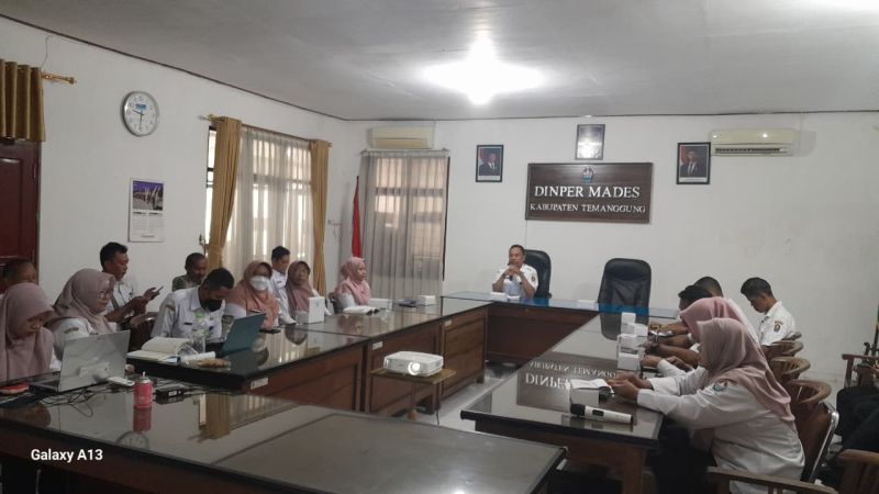 Bidang PMD Dinpermades Temanggung Gelar Rakor Bersama Kasi PM Kecamatan se-Kabupaten Temanggung