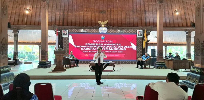 Dinpermades Temanggung Sosialisasikan Pengisian Anggota BPD Masa Keanggotaan 2027–2035