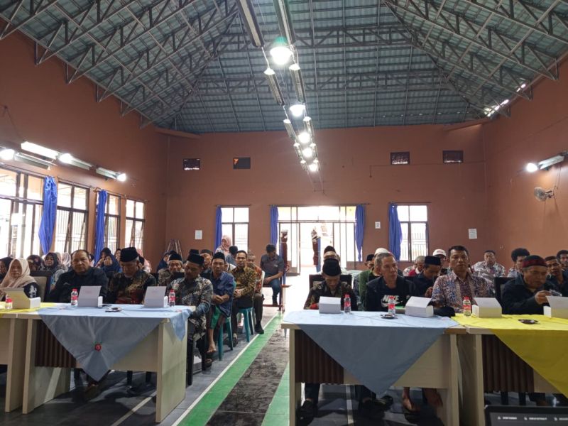 Kabid Pemdes Dinpermades Temanggung Hadiri Musdes Tukar Menukar Tanah Kas Desa Kutoanyar