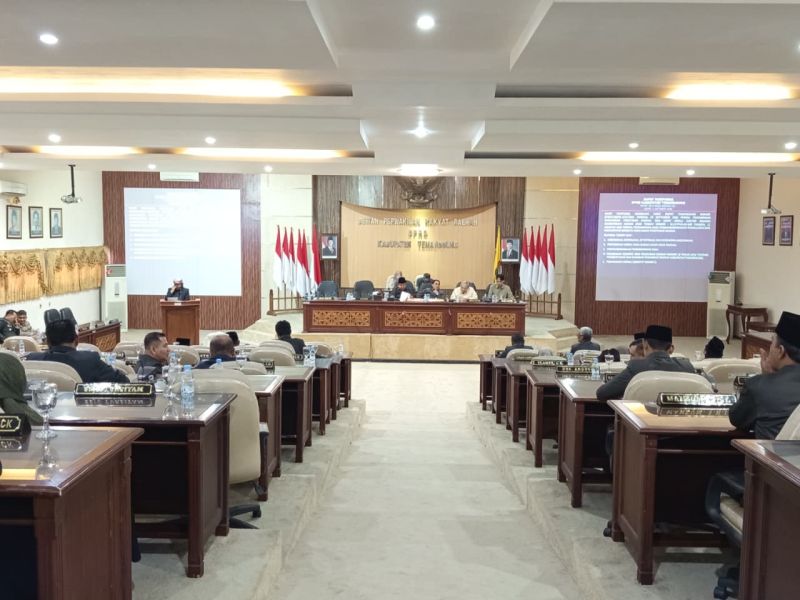 Dinpermades Temanggung Hadiri Rapat Paripurna DPRD Bahas Raperda Penyelenggaraan Pemerintahan Desa