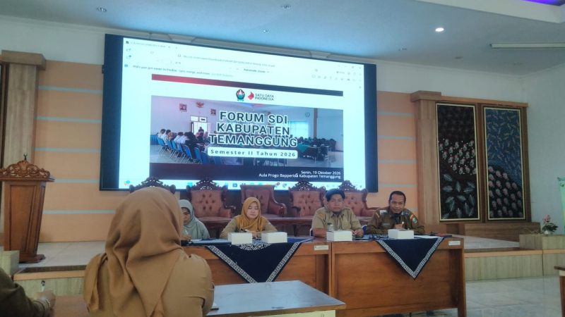 Dinpermades Temanggung Hadiri Forum SDI Semester II Tahun 2026